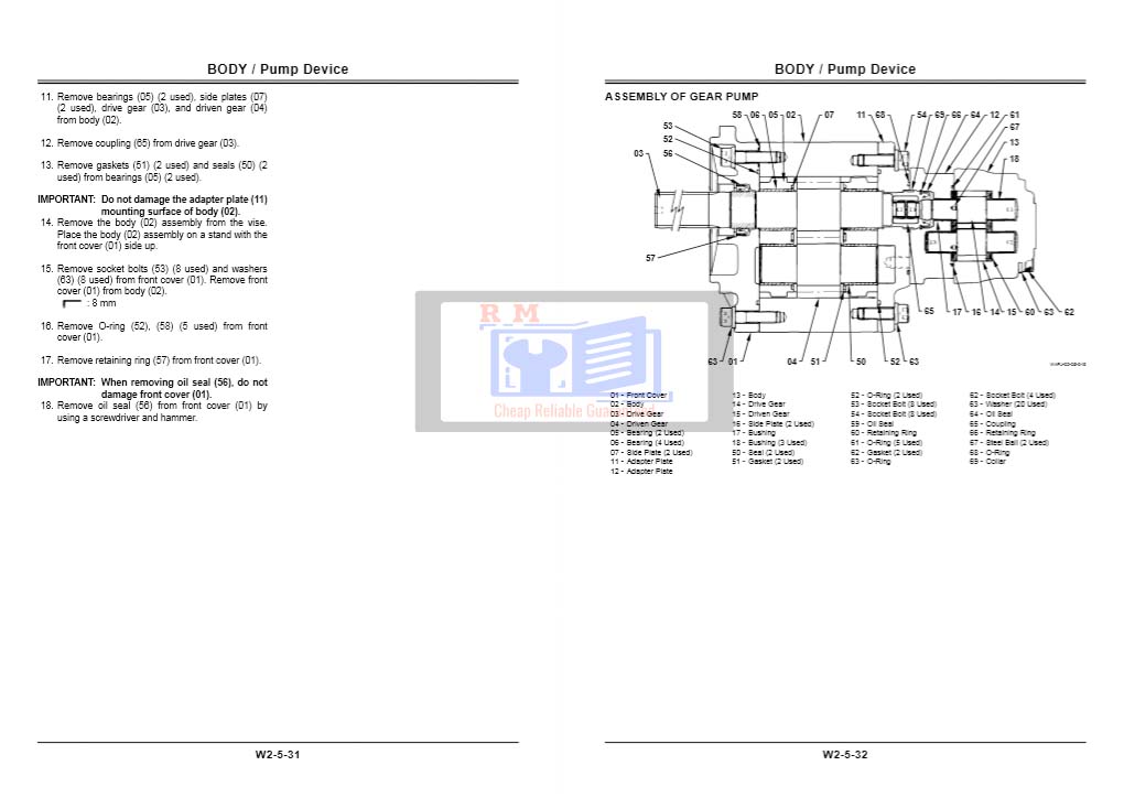 Hitachi ZW 100, Hitachi 120G Wheel Loader Workshop Manual - Image 3