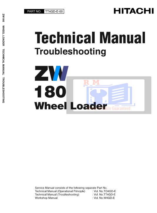 Hitachi ZW180 Wheel Loader Technical Manuals - Image 2
