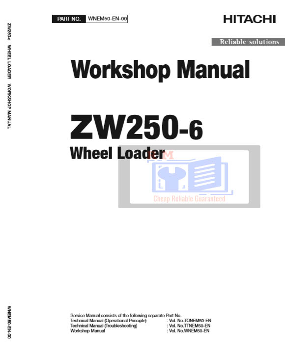 Hitachi ZW250-6 Wheel Loader Workshop Manual and Diagrams - Image 2