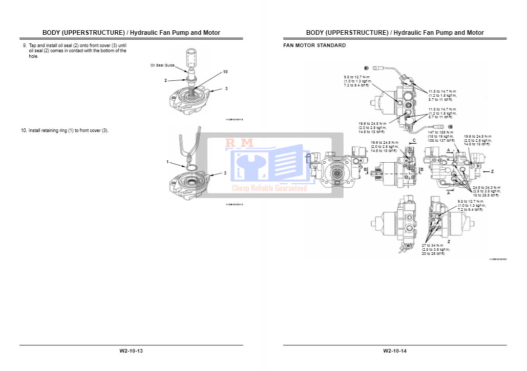 Hitachi ZW220, Hitachi ZW250 Wheel Loaders Workshop Manual - Image 4