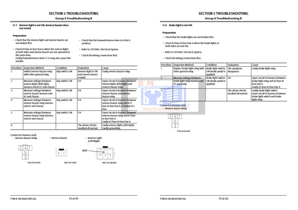 Hitachi ZW310-5B Wheel Loader Technical Manuals and Diagrams - Image 3