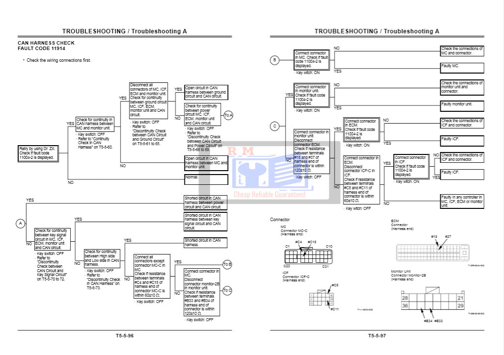 Hitachi ZW220, Hitachi ZW250, Hitachi ZW310 Wheel Loaders Technical Manuals - Image 5