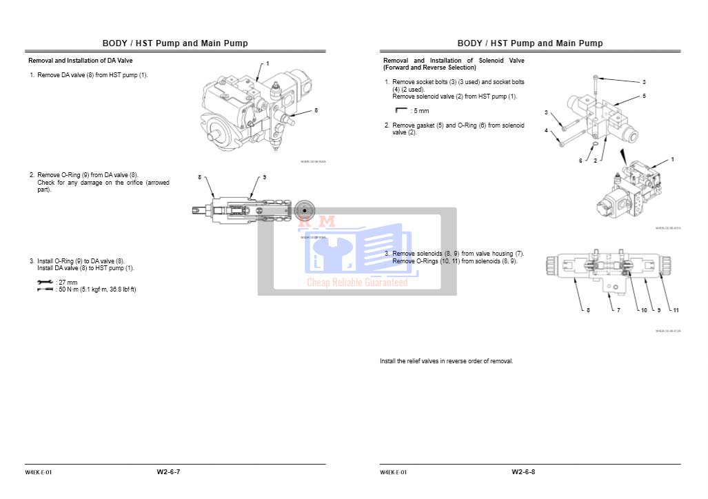 Hitachi ZW 30, Hitachi ZW 40, Hitachi ZW 50 Wheel Loader Workshop Manual - Image 3