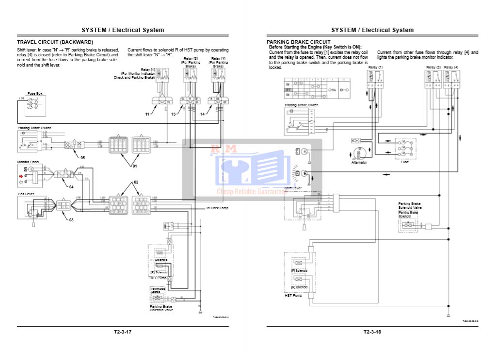 Hitachi ZW 30, Hitachi ZW 40, Hitachi ZW 50 Wheel Loader Technical Manuals - Image 6