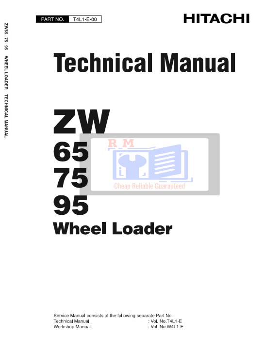 Hitachi ZW 65, Hitachi ZW 75, Hitachi ZW 95 Wheel Loader Technical Manual - Image 3
