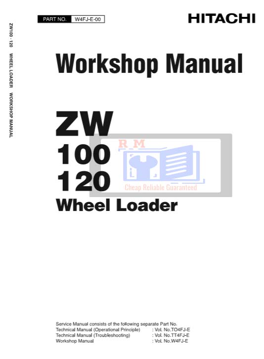Hitachi ZW 100 Wheel Loader Workshop Manual and Diagrams - Image 2