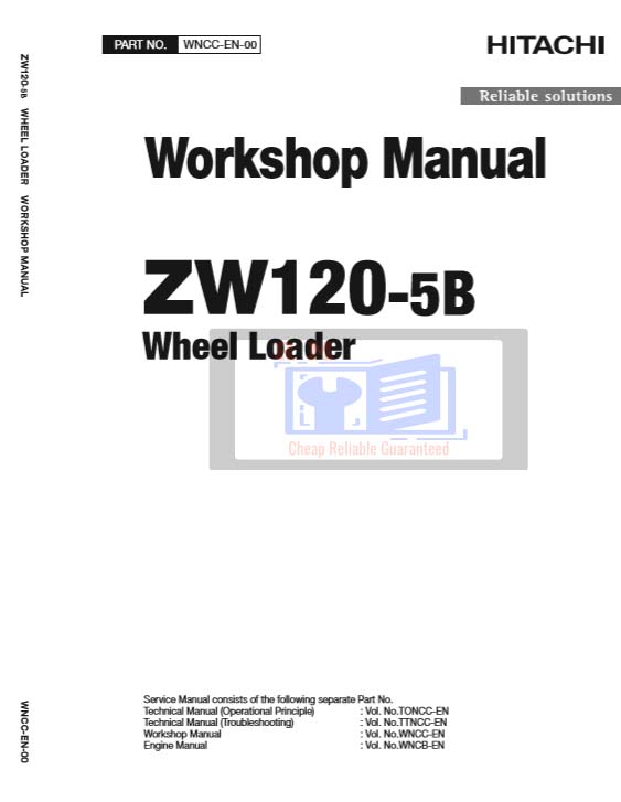 Hitachi ZW120-5B Wheel Loader Workshop Manual - Image 2