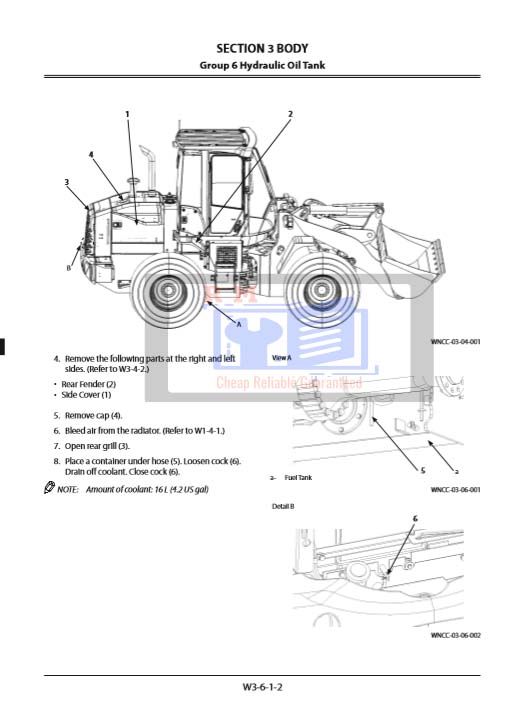 Hitachi ZW120-5B Wheel Loader Workshop Manual - Image 4