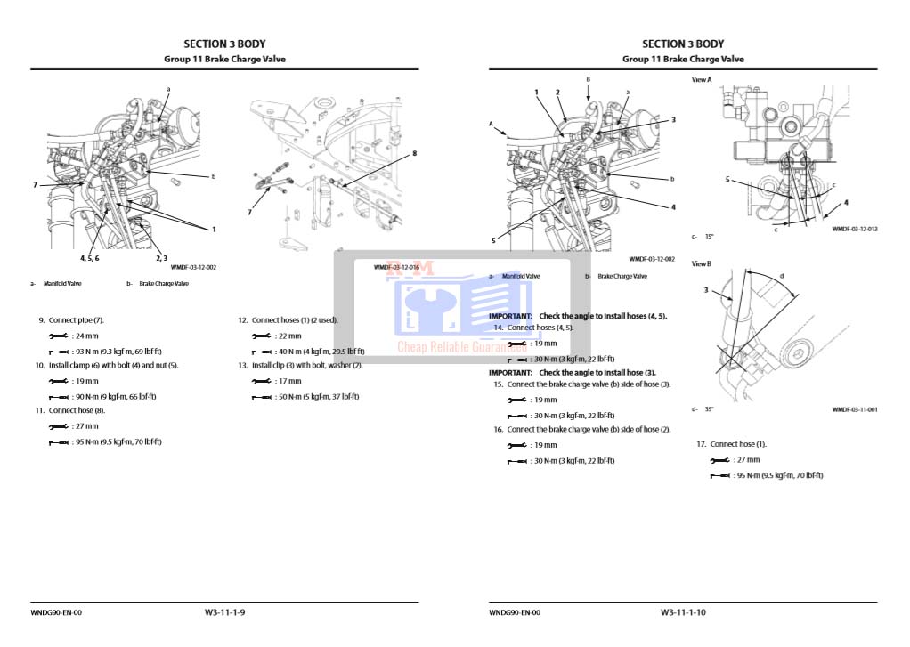 Hitachi ZW 150-5B, Hitachi ZW 150PL-5B Wheel Loader Workshop Manuals - Image 2