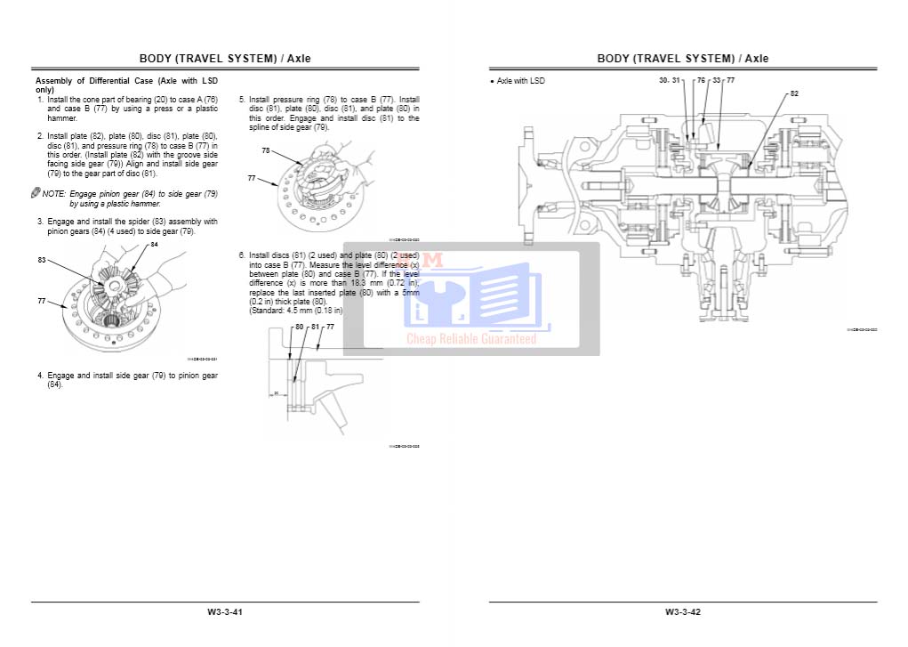 Hitachi ZW220, Hitachi ZW250 Wheel Loader Workshop Manual - Image 3