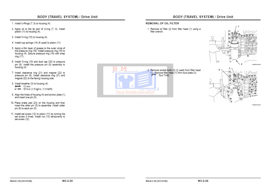 Hitachi ZW220, Hitachi ZW250 Wheel Loader Workshop Manual - Image 5