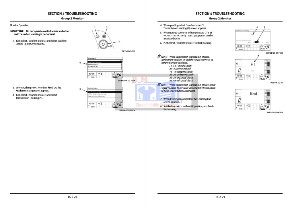 Hitachi ZW310-5B, Hitachi ZW330-5B Wheel Loader Technical Manuals - Image 4