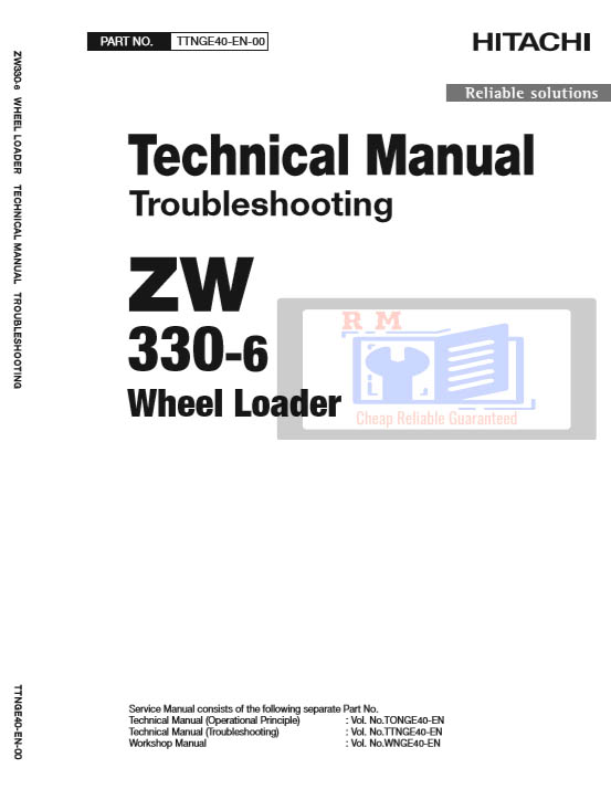 Hitachi ZW330-6 Wheel Loader Technical Manuals - Image 2