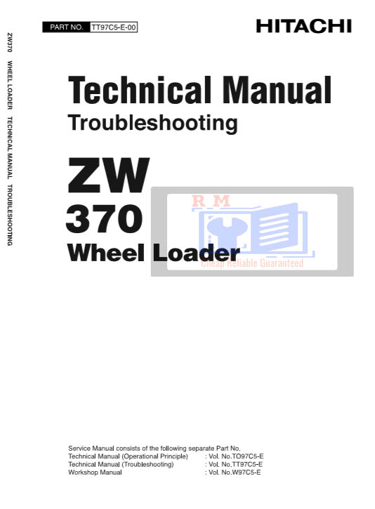 Hitachi ZW370 Wheel Loader Technical Manuals - Image 2