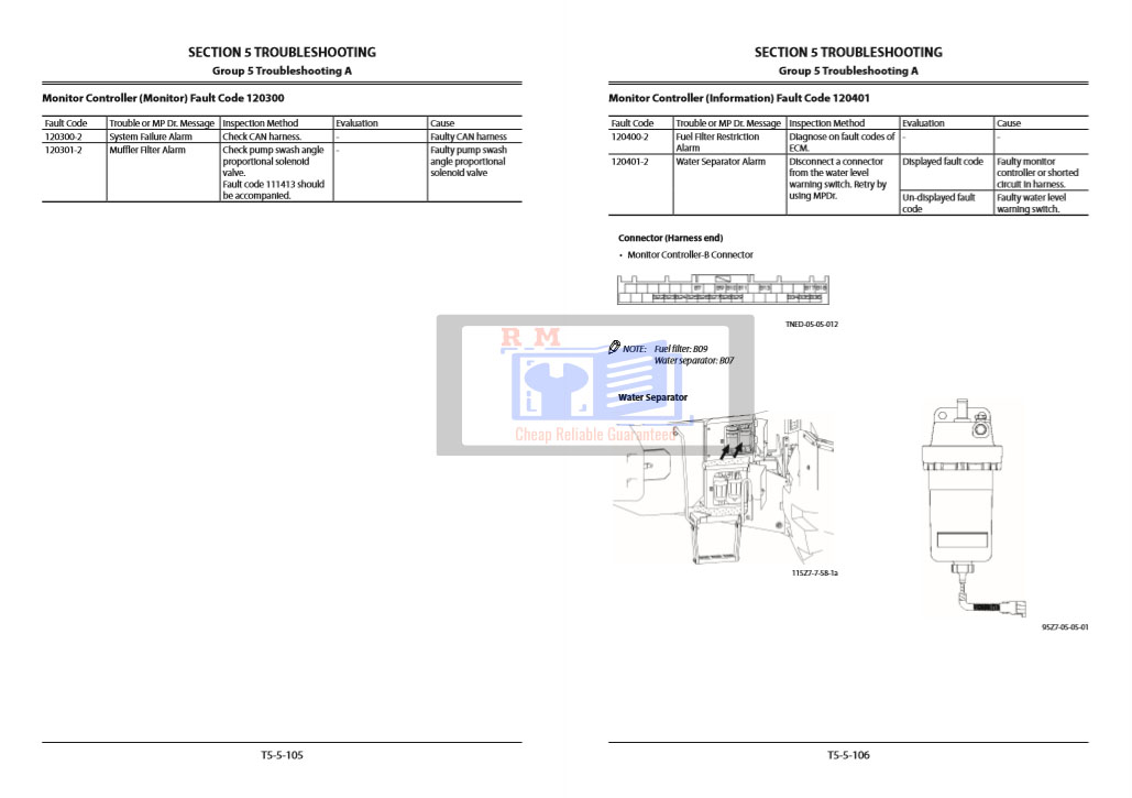Hitachi ZW550-5G Wheel Loader Technical Manuals - Image 4