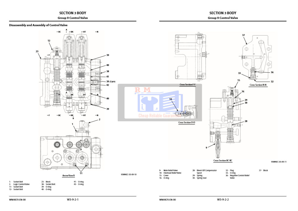 Hitachi ZW550-6 Wheel Loader Workshop Manual and Diagrams - Image 4