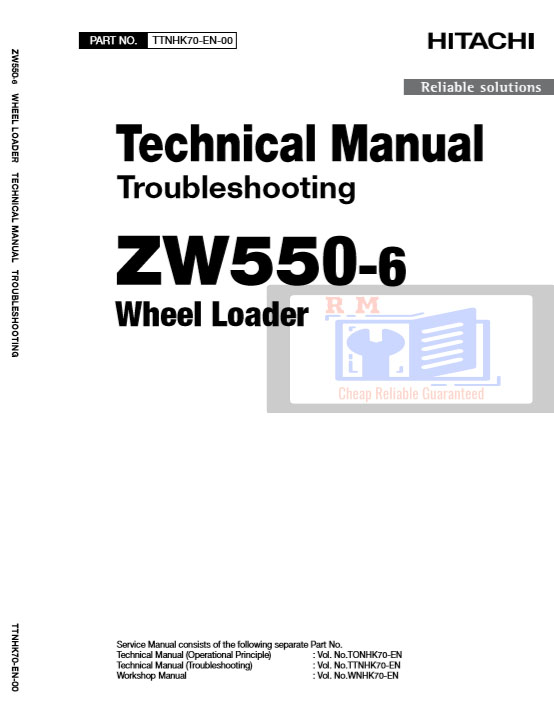 Hitachi ZW550-6 Wheel Loader Technical Manuals - Image 2