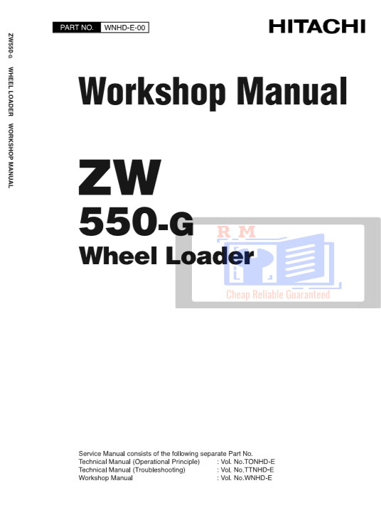 Hitachi ZW550-G Wheel Loader Workshop Manual - Image 2