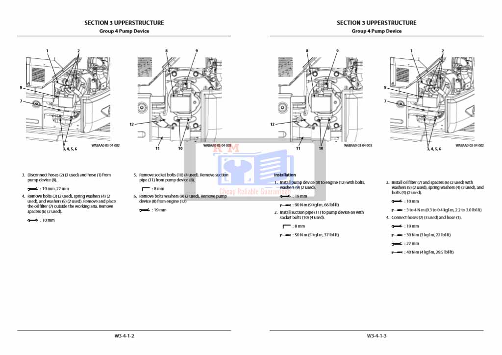 Hitachi ZX17U-5A and Hitachi ZX19U-5A Excavator Workshop Manual - Image 3