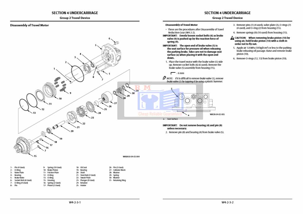 Hitachi ZX17U-5A Excavator Workshop Manual - Image 3