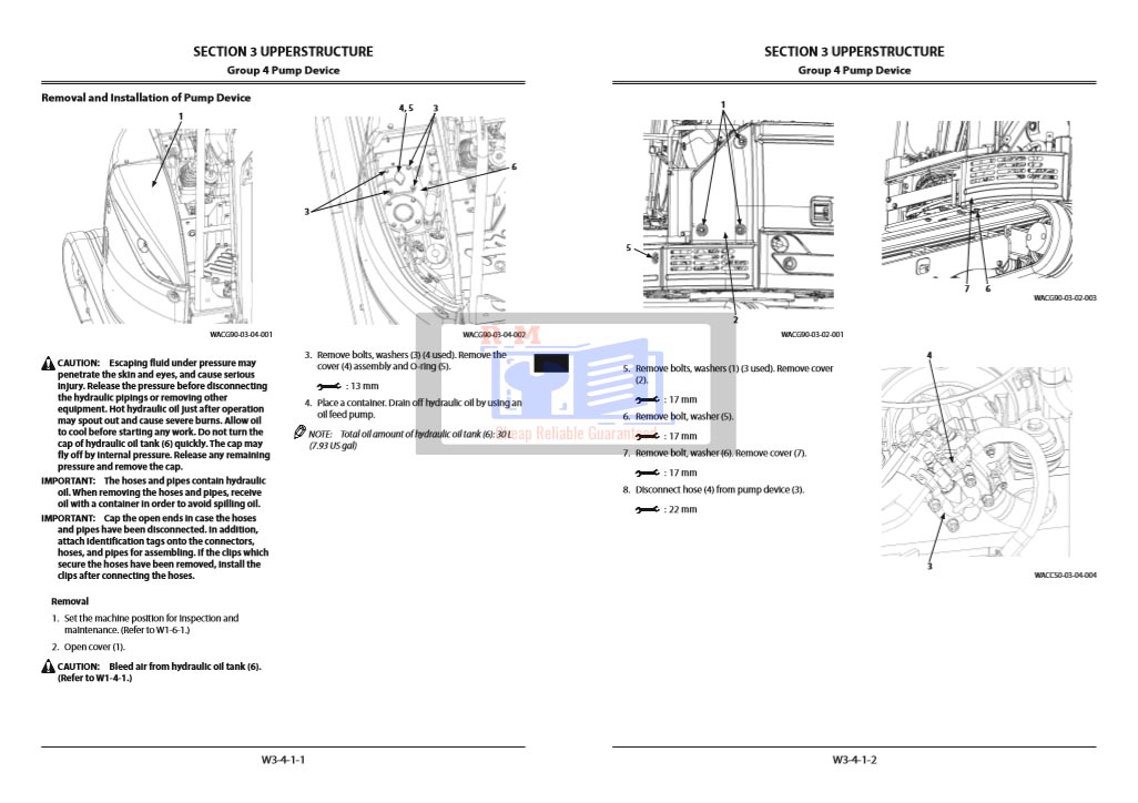 Hitachi ZX20U-5B Excavator Workshop Manual - Image 3