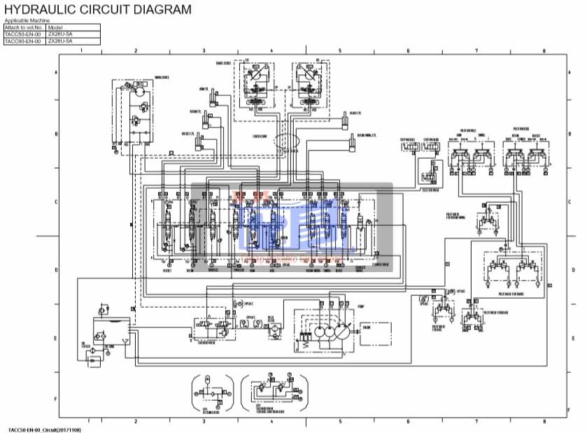 Hitachi ZX26U-5A Excavator Workshop Manual and Diagrams - Image 5
