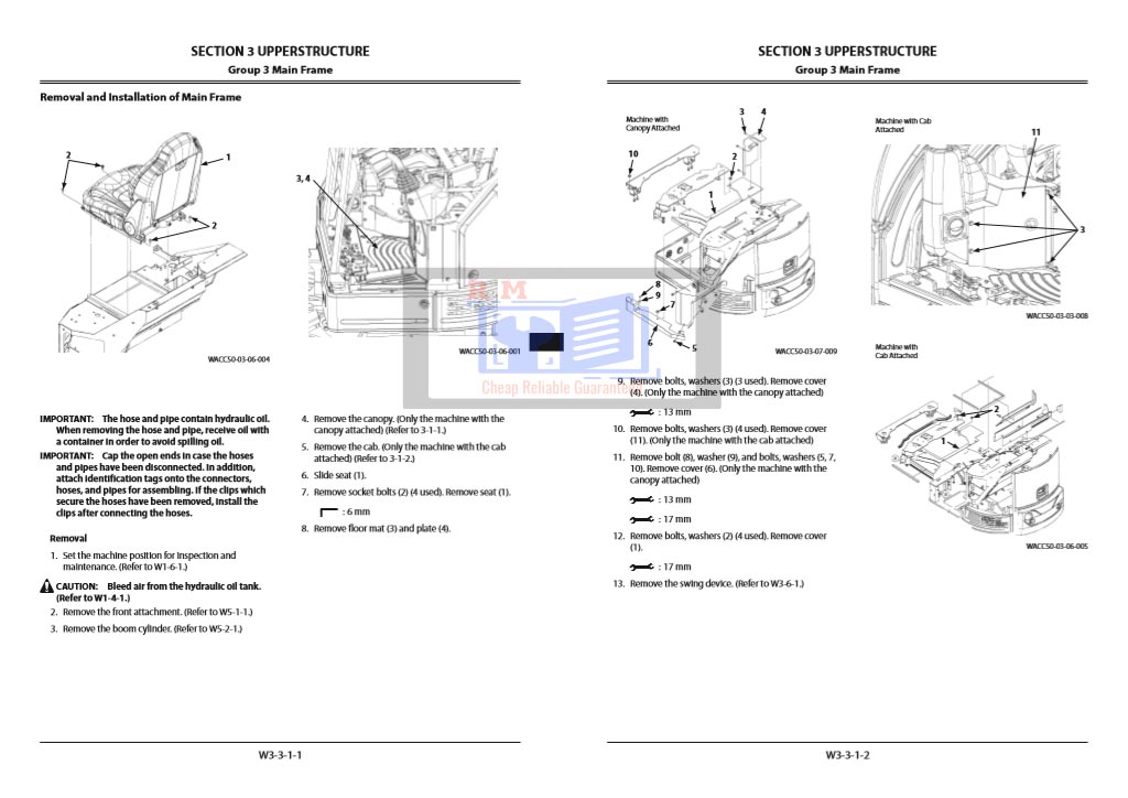 Hitachi ZX26U-5A Excavator Workshop Manual and Diagrams - Image 7