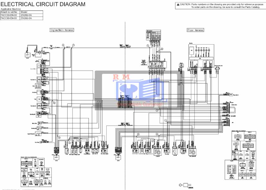 Hitachi ZX26U-5A Excavator Workshop Manual and Diagrams - Image 6