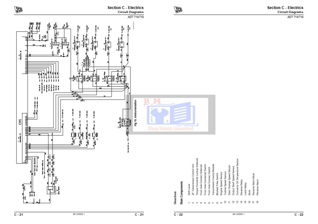 JCB Dump Truck 714, 718 Service Repair Manual - Image 6