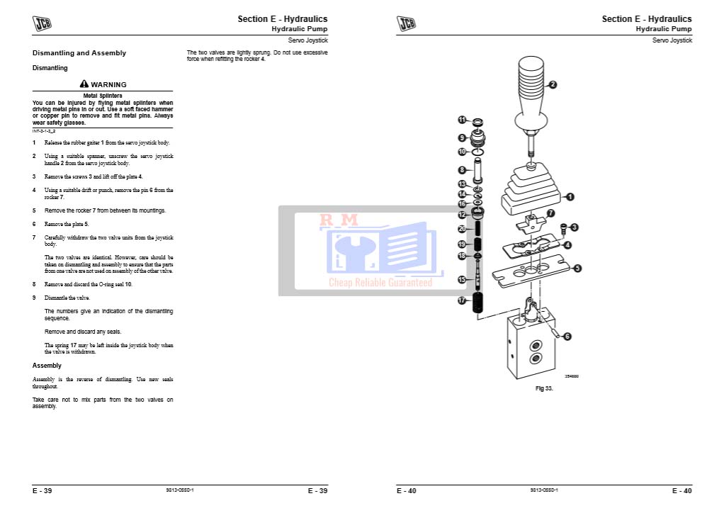 JCB Dump Truck 714, 718 Service Repair Manual - Image 3