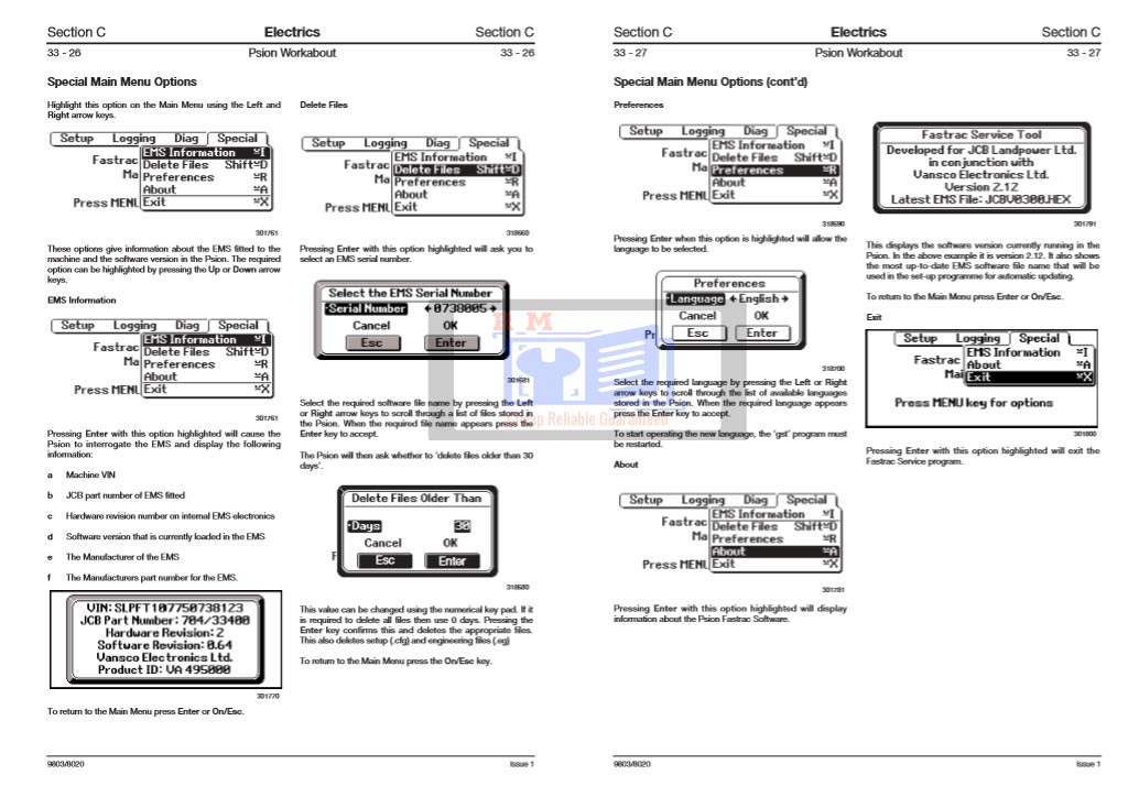 JCB Fastrac 2115, JCB Fastrac 2125, JCB Fastrac 2135, JCB Fastrac 2140, JCB Fastrac 2150 Service Repair Manual - Image 5