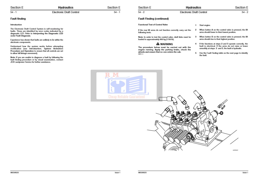 JCB Fastrac 2115, JCB Fastrac 2125, JCB Fastrac 2135, JCB Fastrac 2140, JCB Fastrac 2150 Service Repair Manual - Image 6