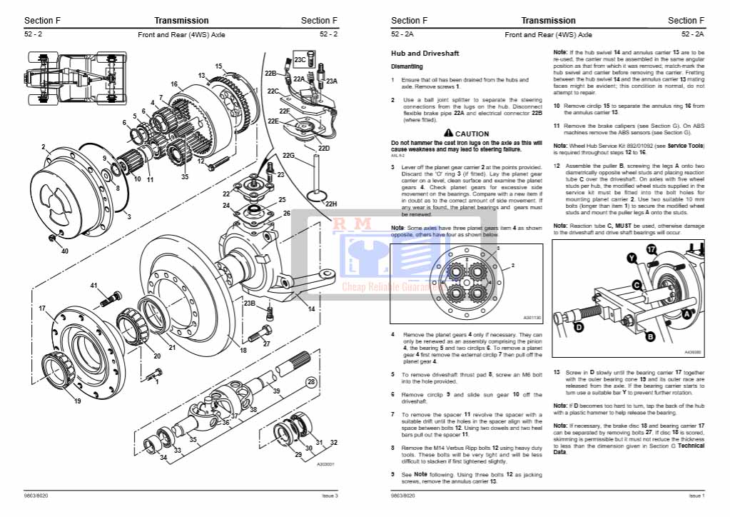 JCB Fastrac 2115, JCB Fastrac 2125, JCB Fastrac 2135, JCB Fastrac 2140, JCB Fastrac 2150 Service Repair Manual - Image 7