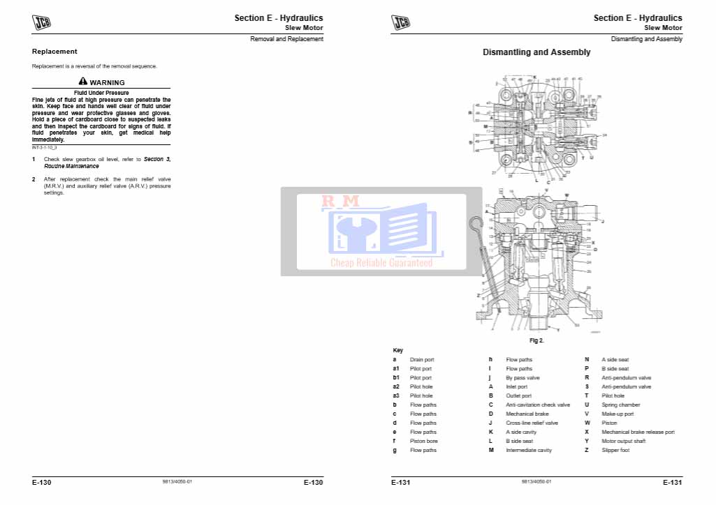 JCB JS200W Tier 2 and Tier 4i Engine Service Repair Manual - Image 6