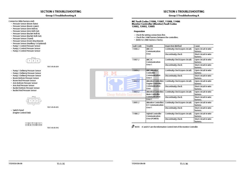 Hitachi ZH210-6, Hitachi ZH210LC-6 Hybrid Excavator Technical Troubleshooting Manual - Image 6