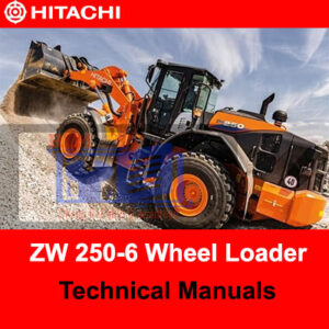 Comprehensive technical manuals for the Hitachi ZW 250-6 Wheel Loader, covering features, specifications, and usage instructions