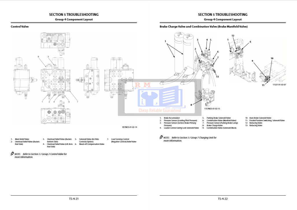 Hitachi ZW550-5G Wheel Loader Technical Manuals - Image 6