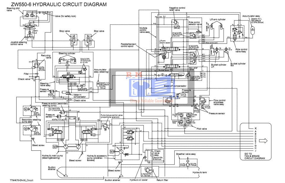 Hitachi ZW550-6 Wheel Loader Workshop Manual and Diagrams - Image 5
