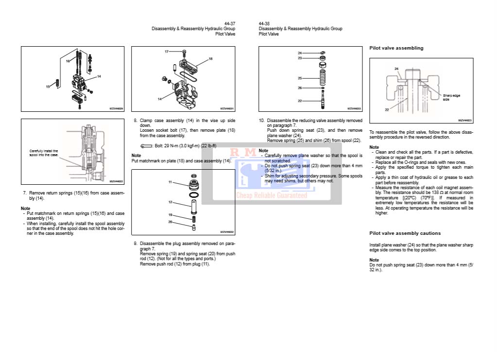 Hitachi ZW550-G Wheel Loader Workshop Manual - Image 4