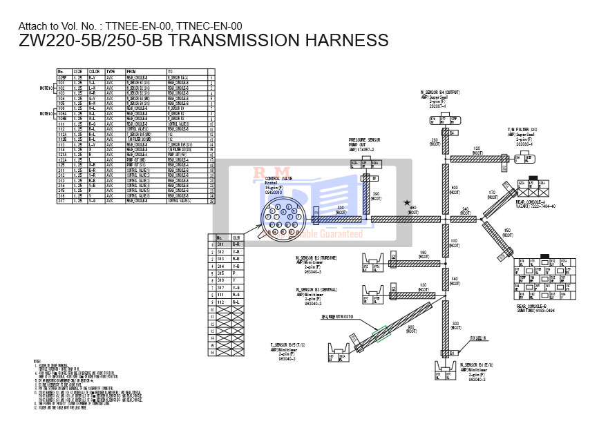Hitachi ZW220-5B Wheel Loader Workshop Manual and Diagrams - Image 5