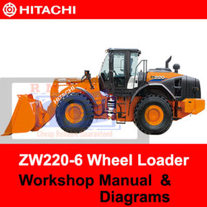 Hitachi ZW220-6 Wheel Loader workshop manual with detailed diagrams for maintenance and troubleshooting procedures