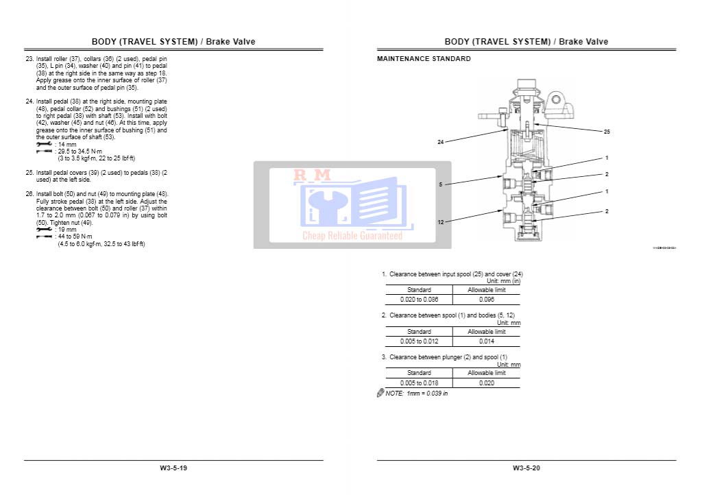 Hitachi ZW220, Hitachi ZW250 Wheel Loader Workshop Manual - Image 6