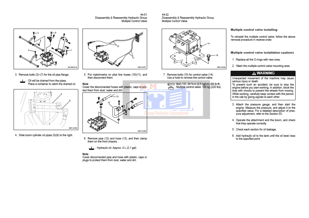 Hitachi ZW370-G Wheel Loader Workshop Manual - Image 5