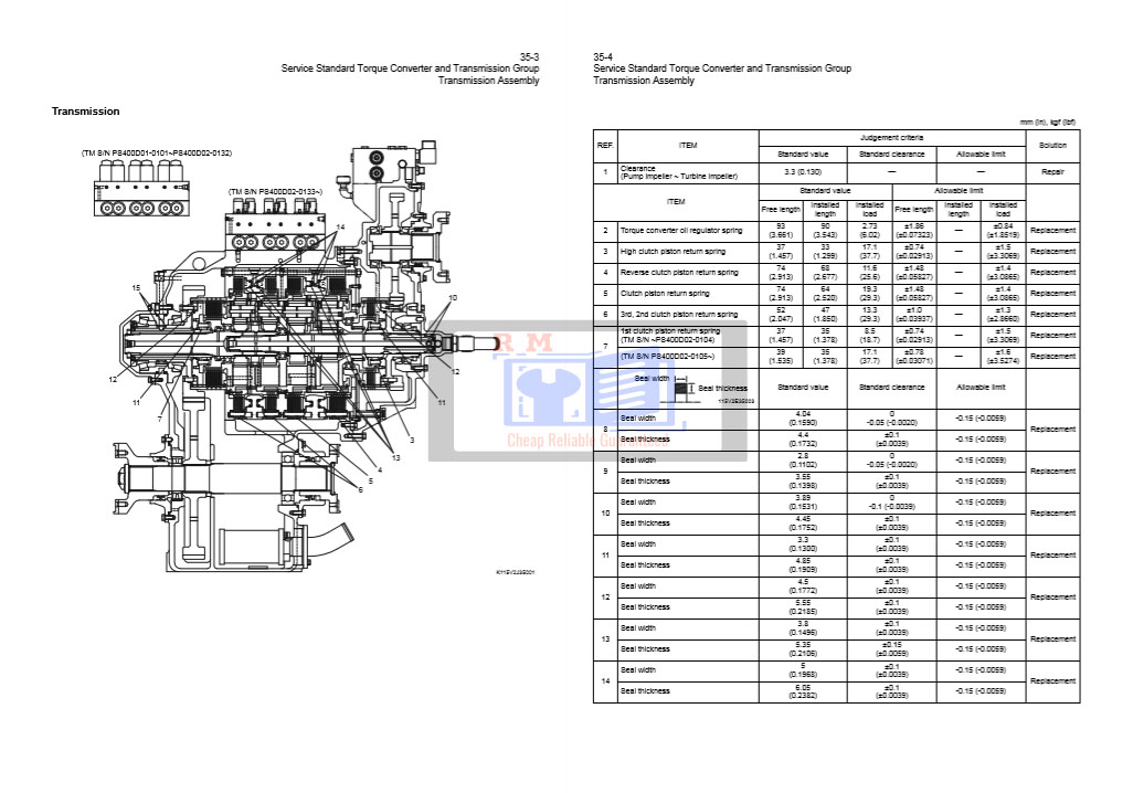 Hitachi ZW550 Wheel Loader Workshop Manual - Image 5
