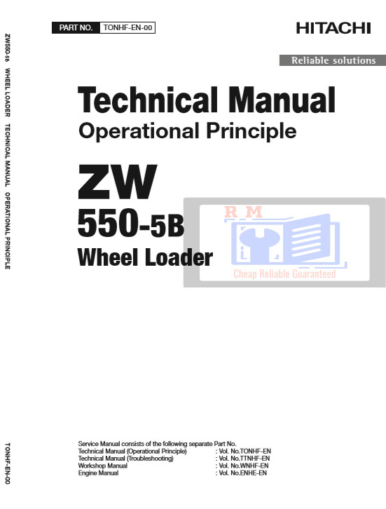 Hitachi ZW550-5G Wheel Loader Technical Manuals - Image 3