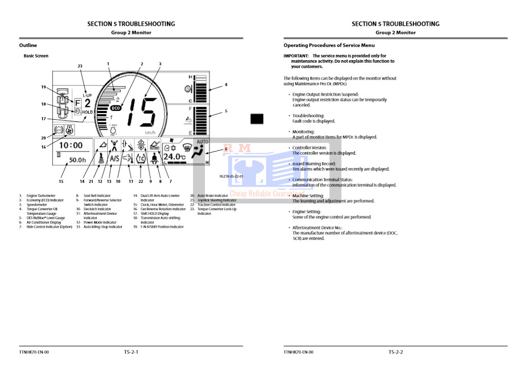 Hitachi ZW550-6 Wheel Loader Technical Manuals - Image 6