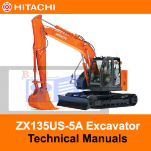 Hitachi ZX135US-5A excavator technical manuals, providing essential information for operation and maintenance