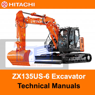 Hitachi ZX135US-6 excavator technical manuals, providing essential information on operation and maintenance procedures