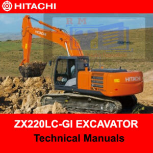 Comprehensive technical manuals for the Hitachi ZX220LC-GI excavator, covering features and usage instructions