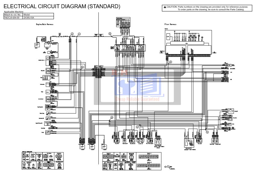 Hitachi ZX35U-5A Excavator Workshop Manual and Diagrams - Image 6